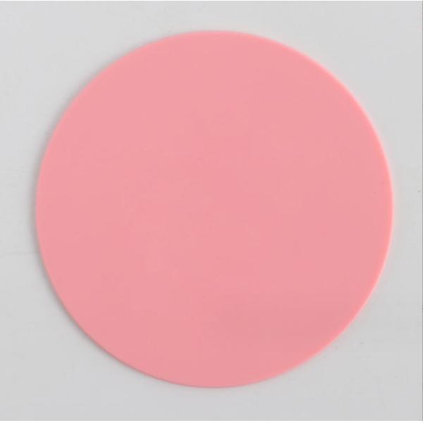 Hotel Coaster with Bottle Opener Round Shape Soft Rubber Material Fire Paint Seal Pad