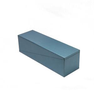 Custom inclined triangle clamshell hardcover box special-shaped hardcover box