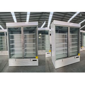 Integral Glass 2 Door Display Freezers With Energy Label