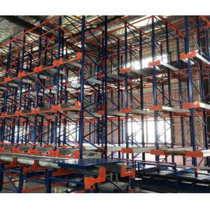 Robot Welding ASRS Warehouse System , Radio Shuttle Racking With Laser
