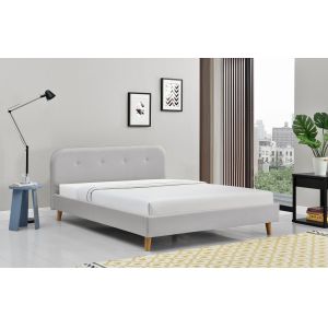 ODM Tufted Upholstered Queen Platform Bed Modern Simple 140x200Cm