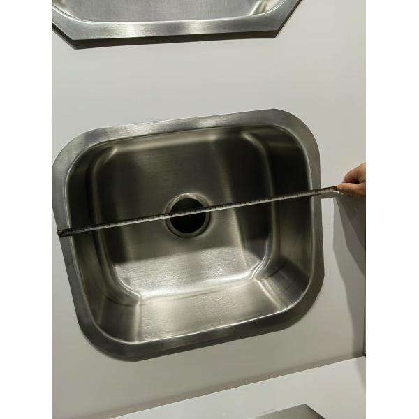Buy Brushed Ss201 Small Single Bowl Undermount Stainless Steel Kitchen Sink at wholesale prices