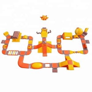 China Giant Adult Inflatable Amusement Park / Inflatable Floating Water Park on sale