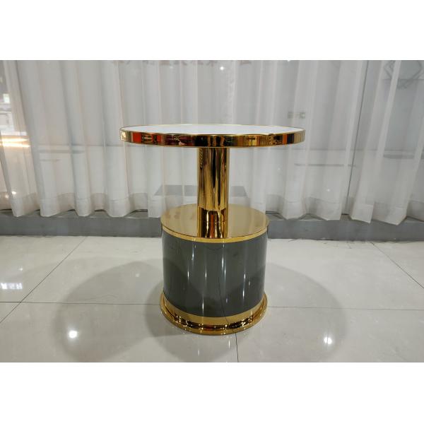 Buy Improved Paint Layer 65cm 60cm Gold Plated Coffee Table at wholesale prices