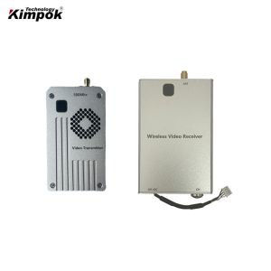 Kimpok 500Mhz-600Mhz 5 Watt FPV VTX 60km Video Transmitter and Receiver for