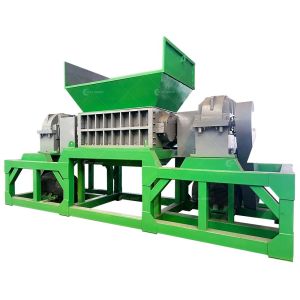 Multifunctional Double Shaft Shredding Machine for ALLOY Material Processed