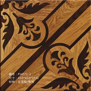 Beautiful Flower Pattern Wood Flooring Tiles Different Designs