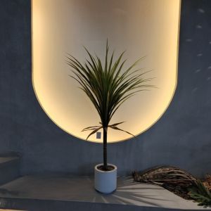 Hypoallergenic Realistic Green Plastic Faux Plant for Indoor/Outdoor Use