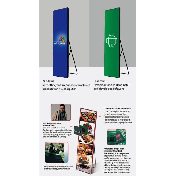 Commercial LED Advertising Displays Screens OEM ODM Custom Digital LED Poster Solutions