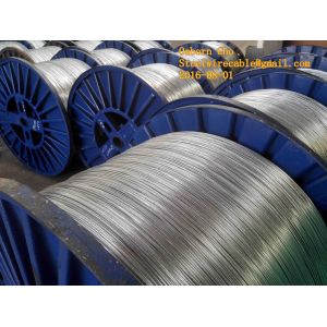 Quality Galvanized Steel Core Wire 2.68mm as per ASTM B 498 with Steel Drum for sale
