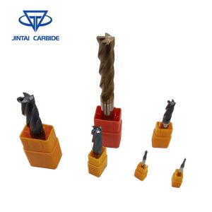 Hrc60 Tungsten Carbide Milling Cutter / 4 Flute ungsten Carbide End Mills