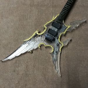 LED acrylic electric guitar ebony fingerboard acrylic body Music instruments