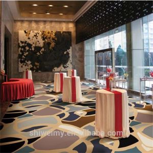 Newest cut pile jacquard printed hotel nylon carpet