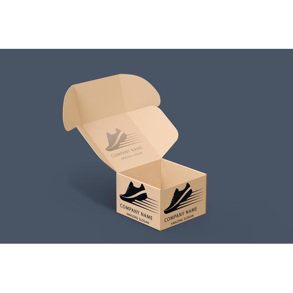 Glossy Lamination Small Paper Packaging Kraft Brown Subscription Mailer for Mailing