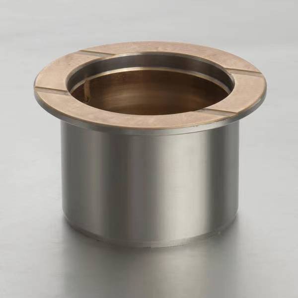 Collar Type Bimetallic Bearing For Track Roller