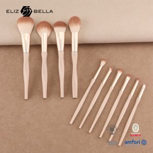 Premium 10-Piece Travel Makeup Brush Set with Latest Design – Soft Synthetic