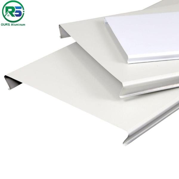 Buy Alloy Suspended Aluminium Strip Ceiling Panels White Powder Coated at wholesale prices