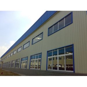 Detachable Wide Span Prefabricated Steel Structure Warehouse Modern Office