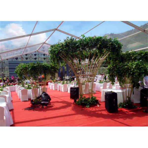 Flame Resistant Easy Assemble Clear Roof Tent For Exhibition / Trade Show