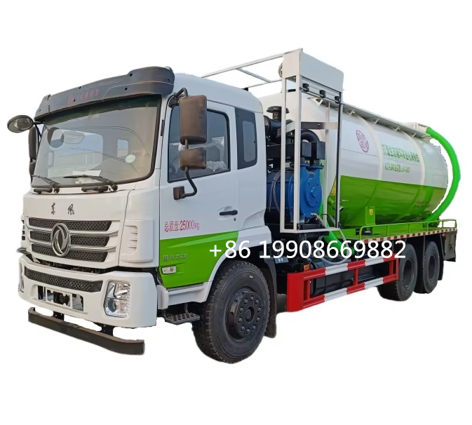 Dongfeng 6x4 Driver 20000L Sewage Suction Truck