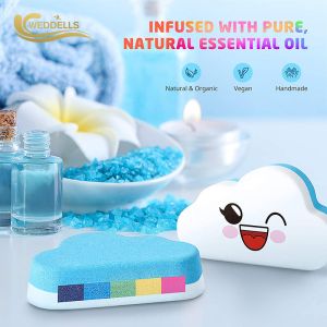 4.65 OZ Rainbow Cloud Bath Bomb With Natural Ingredients