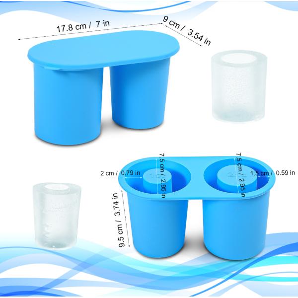 Exclusive Patent Reusable Silicone Ice Hollow Cylinder Tray Mold for Stanli Beer Cup
