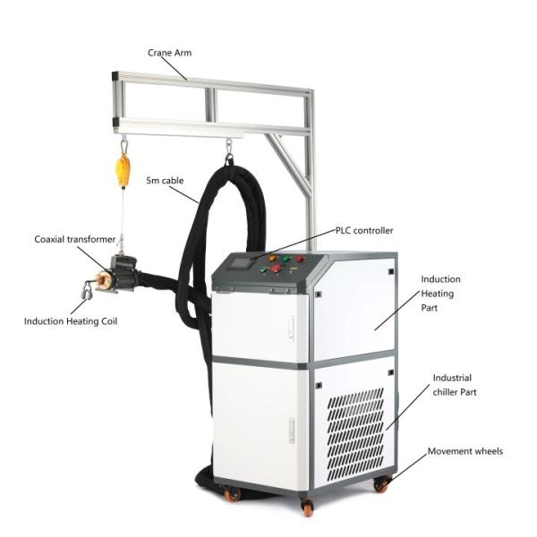 Buy IGBT Digital Handheld Portable Induction Heating Machine For Welding Brazing at wholesale prices