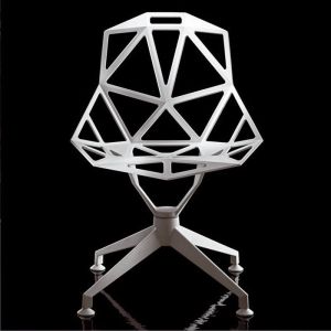 Treated Aluminum Magis Modern Classic Office Chair One With 4 Star Base