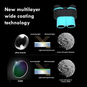 Kids Compact Hd 10x25 Binocular Telescope With Strap