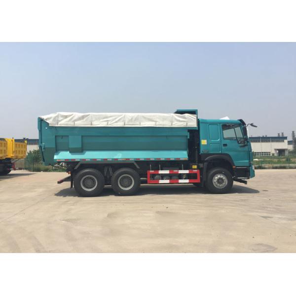 Automatic 6X4 Heavy Dump Truck With Cover 5800 * 2300 * 1500mm High Efficiency