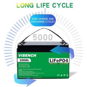 Visench Direct factory high quality 12v 100ah 5KWH 10KWH Solar Lifepo4