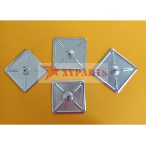 64mmx64mm Stainless Steel Square Self Locking Washer For Fixing Insulation Pin