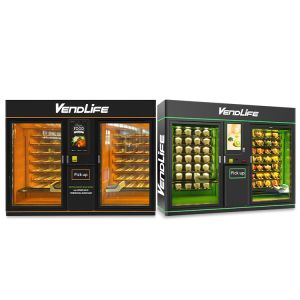 IoT Card Fresh Bread Vending Machine 200 - 300items Capacity OEM