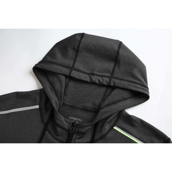 Fitness Men Gym Zipper Hoodies Pullover Breathable 100% Cotton Material For Adults