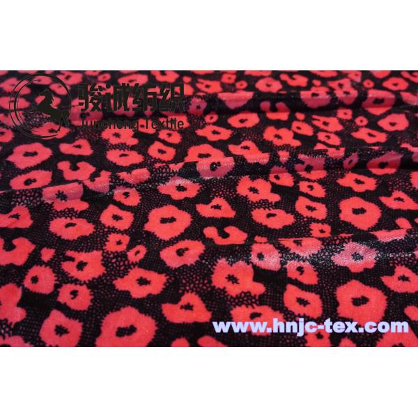 anti static high quality printedpoly spun velour/micro velvet for apparel and upholstery