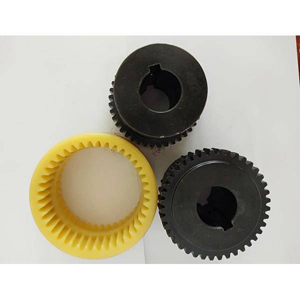 Plastic Nylon Flexible Curved Tooth Sleeve Gear Brake Drum Shaft Coupling