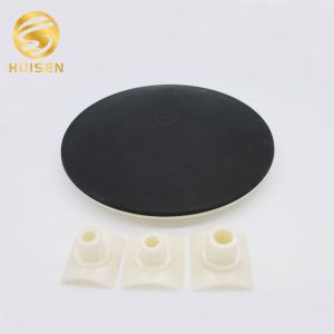 12 Inch EPDM Membrane Fine Bubble Diffusers Wastewater Treatment Black Color