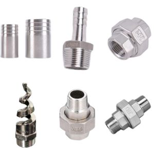 Customized Support Reducing Nipple Fitting 3/4" x 1/2" Male NPT Threaded Round