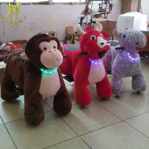 Hansel kids play ground games amusement stuffed electric animal scooter