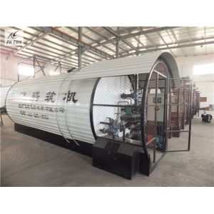 Carbon Steel Asphalt Heating Tank , Cylinder Road Construction Machine