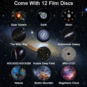 360 Adjustable Planetarium Galaxy Projector Nebula Switch Button Control