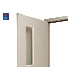 Philippine MDF Perlite Fire Rated Wood Doors With Glass