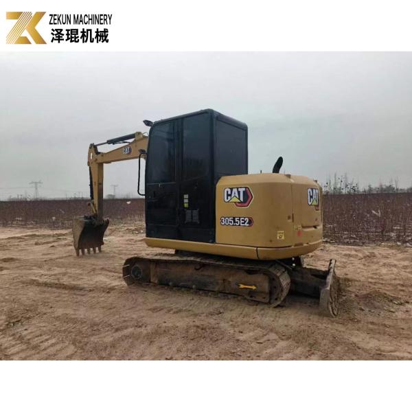 CAT 305.5E2 Crawler Excavator Used 5.5 Ton with Hydraulic Thumb from Caterpillar