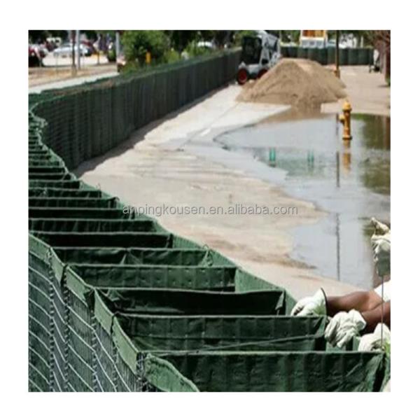 Galvanized Iron Wire 3''x3'' Welded Gabion Defensive Barrier for Effective Flood