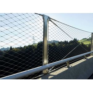 Quality Customized 2.0 Mm Balustrade Cable Mesh 80*80 Mm Hole for sale