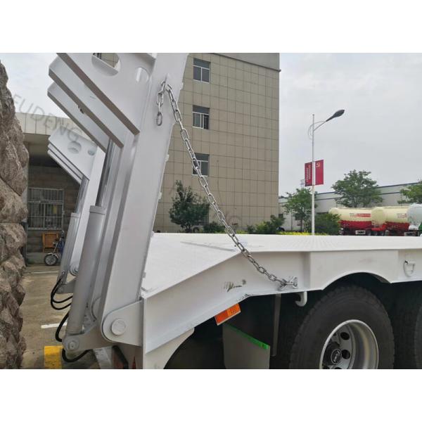 70 Ton 13 Meters Carbon Steel Q345B Lowbed Semi Trailer