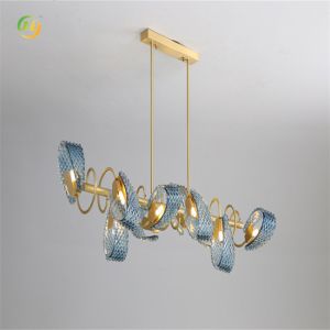 Quality Art LED Light Luxury Modern Design Fashion Retro Chandeliers &amp; Pendant Lights Glass Pendant Light Indoor for sale