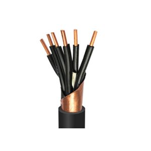 Custom Copper Tape Screen Round Control Cables , PVC Insulated Cables