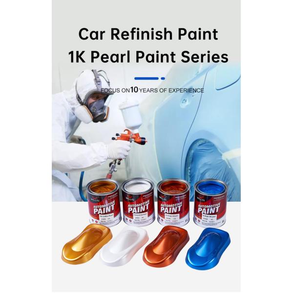 Standard 1K Basecoat Metallic Pigment Pearl Automotive Paint Spray Car Paint Liquid Coating Automotive Thinner 0