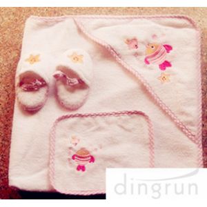 Machine Washable Newborn Baby Hooded Towels OEM / ODM Acceptable